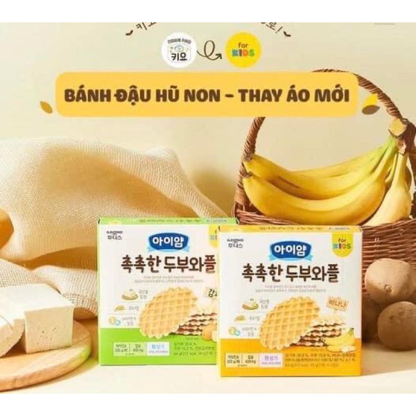 Bánh Đậu Hủ Non ILDONG Vị Khoai Tây, Vị Chuối 64g