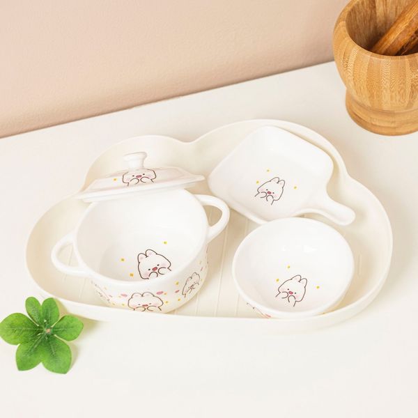 Bộ 3 Chén Sứ CoCo Bear Cho Bé