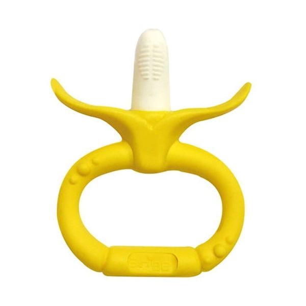 Gặm Nướu EDISON MAMA Nhật Bản, Gặm Nướu Hình Chuối An Toàn Cho Bé, Hàng Chính Hãng