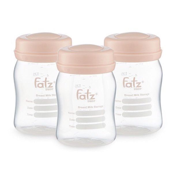 Bộ 3 Bình Trữ Sữa Fatz Baby Cổ Rộng 150ML Hàn Quốc