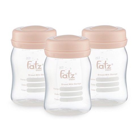 Bộ 3 Bình Trữ Sữa Fatz Baby Cổ Rộng 150ML Hàn Quốc