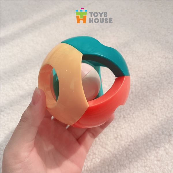 Bóng Lục Lạc Cho Bé Tập Bò - Tập Cầm Nắm ToysHouse HE0142