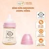 Bình Sữa Grosmimi PPSU 200ML Màu Hồng, Bình Sữa Hàn Quốc