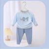 Bộ Dài Tay GoodMama Chất Liệu Micro Modal GBD4-26 Cho Bé Trai, Bé Gái 24-36M