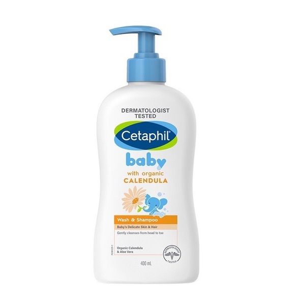 Sữa Tắm Gội Dịu Nhẹ Cho Bé Cetaphil Baby Gentle Wash & Shampoo 400ML