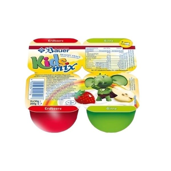 Sữa Chua KIDSMIX Vị Trái Cây Cho Bé Lốc 6 Hộp và 4 Hộp