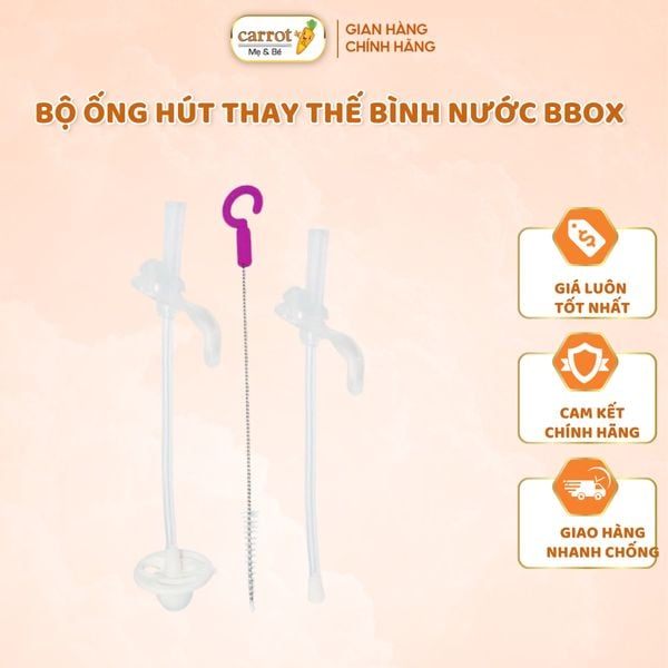 Bộ Ống Hút Thay Thế Và Dụng Cụ Vệ Sinh Bình Nước Bbox