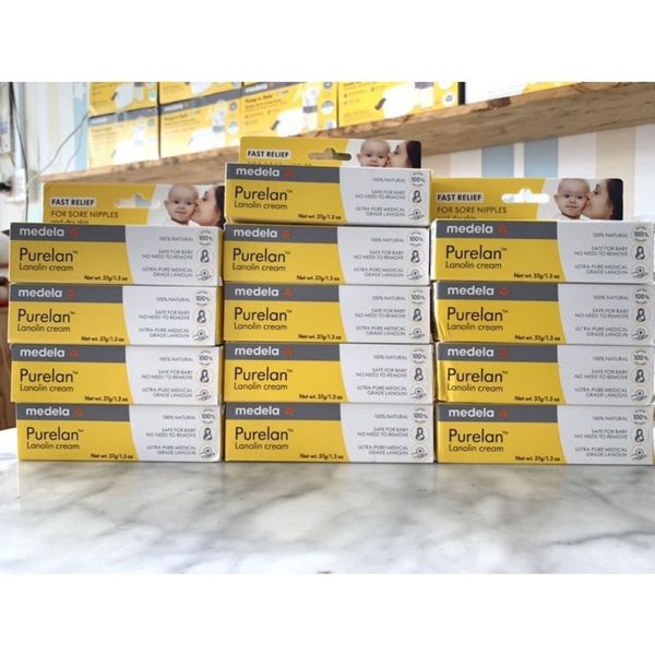 Kem Nứt Đầu Ti Purelan Lanolin 7G, Kem Ti Purelan 37G