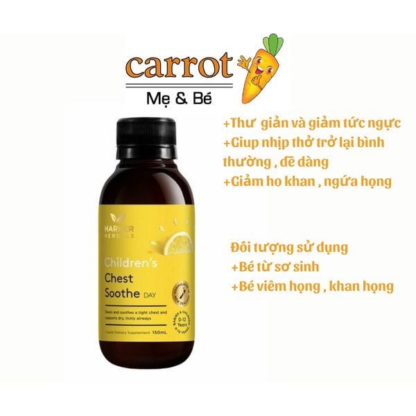 Siro Harker vàng giảm ho khan,đẩy bờm cho bé 150ml
