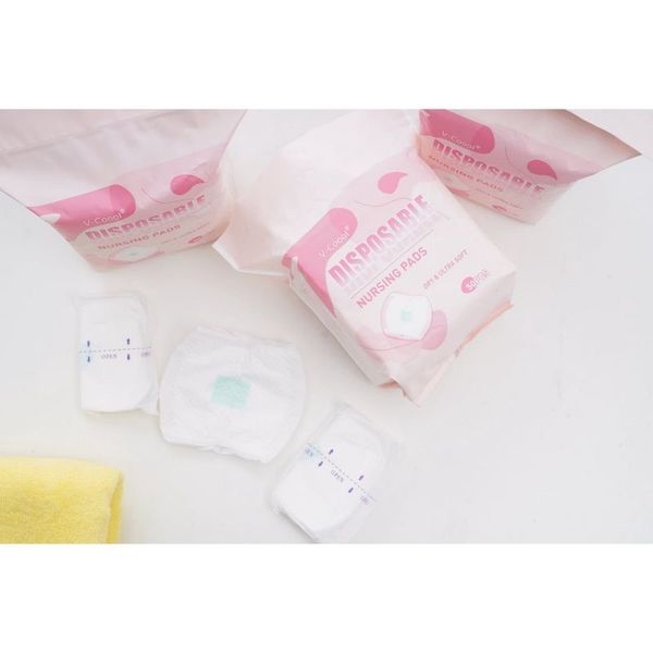 Miếng Lót Thấm Sữa V-Cool (50 miếng) Thấm Hút Tốt, Chống Tràn Tuyệt Đối - Siêu Thị Mẹ Và Bé Carrot