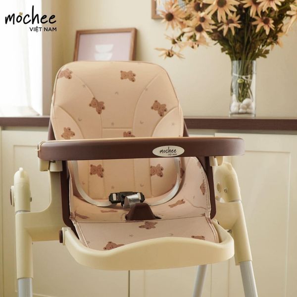 Ghế Ăn Dặm Gấp Gọn - Mẹ Và Bé, Tiện Lợi, Dễ Tháo, Dễ Giặt - MOCHEE