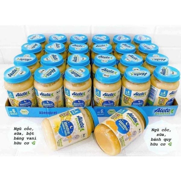 Hũ Dinh dưỡng Alete Đức 190g, Ngũ Cốc Dinh Dưỡng Alete Ăn Liền Cho Bé Từ 6 Tháng