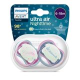 Ti Ngậm Avent Ultra Air Night 0-18M, Ti Ngậm Phát Sáng Cho Bé