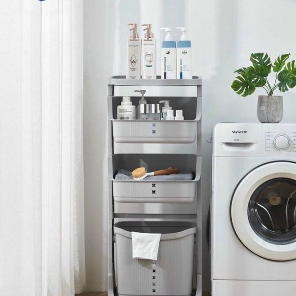 Kệ Nhựa 3 Tầng Kapi Sasa - Đa Năng, Đựng Đồ Dùng Đồ Chơi Cho Bé, Có Bánh Xe Di Chuyển