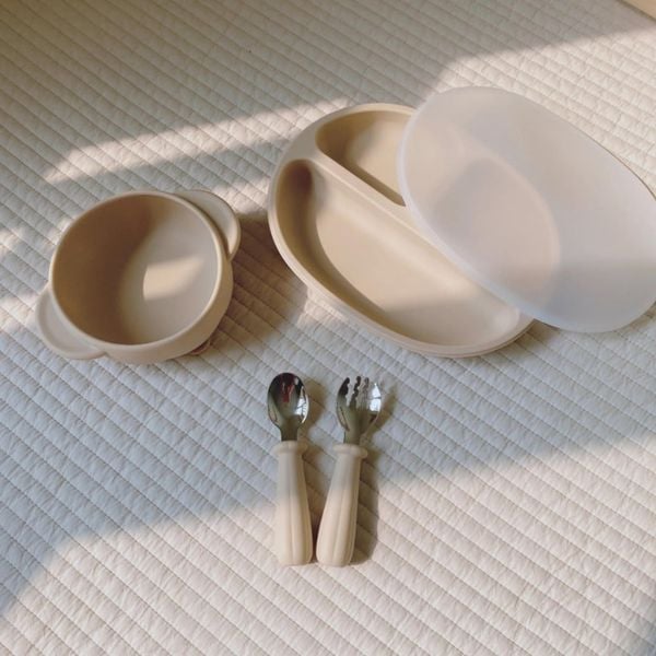 Set Thìa Ăn Dặm Bar Rot Bí Ngô BR025, Giúp Bé Ăn Ngon