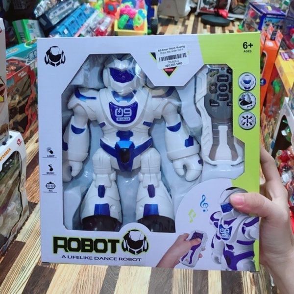 Robot Điều Khiển Thông Minh Cho Bé - Có Nhạc, Di Chuyển Đa Dạng, 606-3
