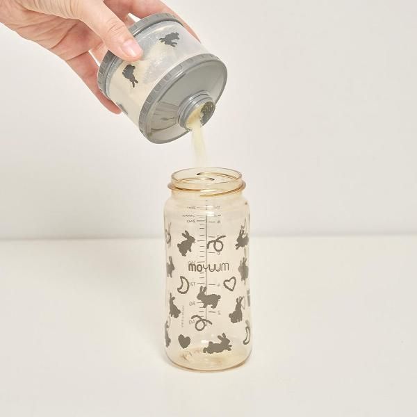 Hộp Chia Sữa Bột Cho Bé Cao Cấp Moyuum Nội Địa Hàn Quốc Chất Liệu PPSU 3 Ngăn Và 5 Ngăn