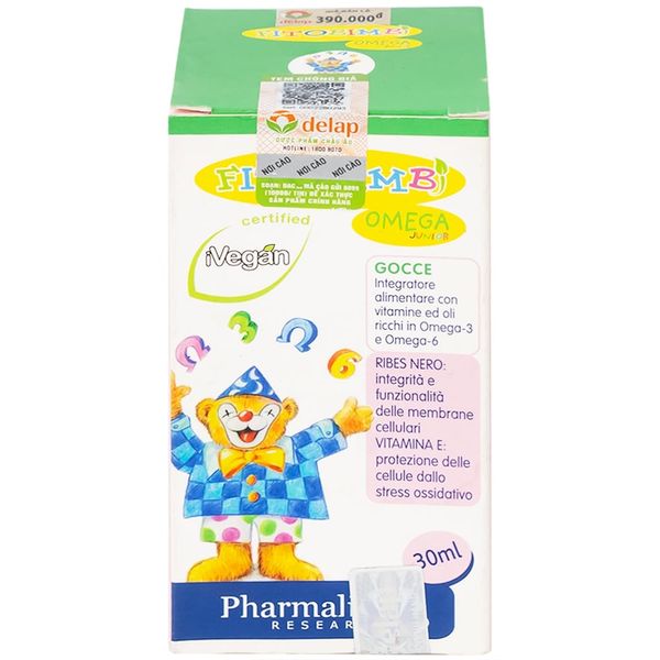 FITOBIMBI OMEGA JUNIOR Bổ Sung DHA Và OMEGA Giúp Bé Phát Triển Não Bộ Và Mắt - Mẹ Và Bé Carrot