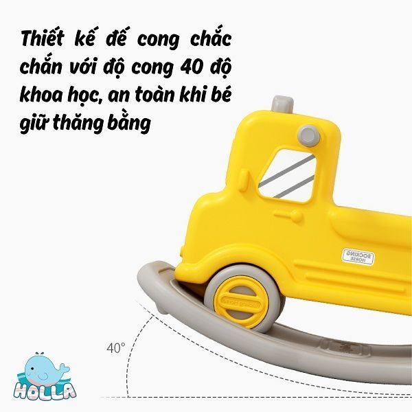 Bập Bênh Ô Tô Holla Cho Bé, Siêu Đẹp, Chắc Chắn, Phù Hợp Mọi Địa Hình