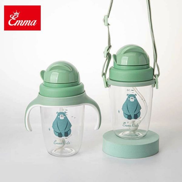 Bình Tập Uống Nước Emma Kids 309 300ML, Bình Nước Cho Bé 6M