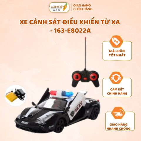 Xe Cảnh Sát Điều Khiển Từ Xa  - 163-E8022A Cho Bé Từ Tuổi