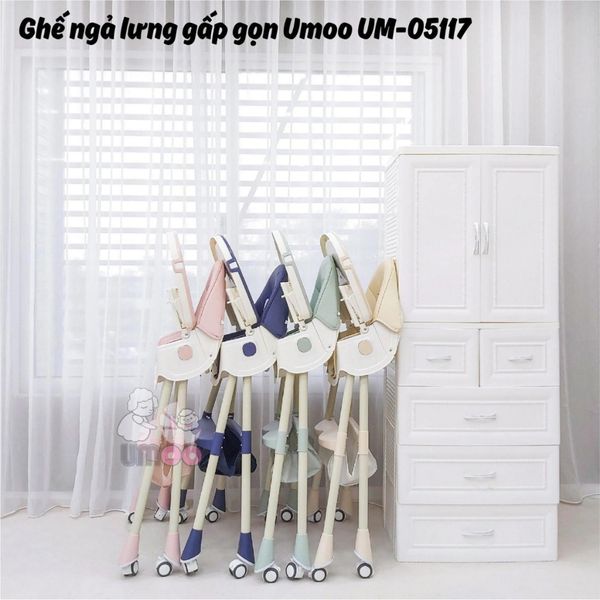 Ghế Ăn Dặm Ngả Lưng Gấp Gọn Umoo Cho Bé- UM-05117