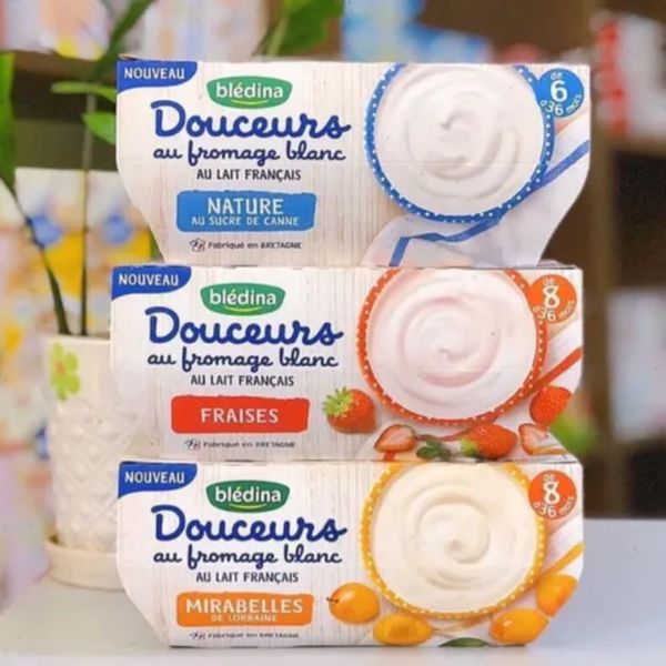 Sữa Chua Phô Mai Vị Tự Nhiên, Dâu, Mận Bledina, Đủ Vị Cho Bé Từ 6 Tháng Tuổi
