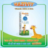 Hazivit Spray D3K2 & DHA, Giúp Phát Triển Chiều Cao, Tăng Cường Hệ Miễn Dịch, Phát Triển Não Bộ