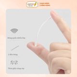 Tăm bông cho bé sơ sinh V-Coool Hộp 200 Que Thân Giấy