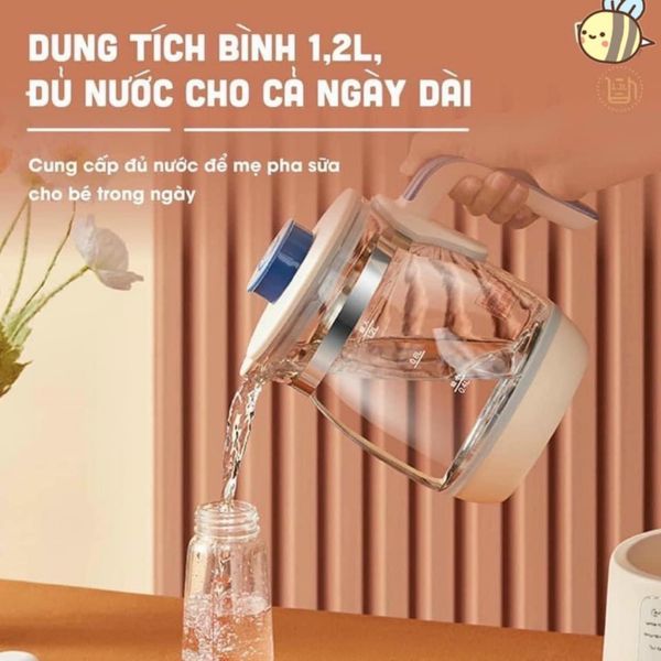 Máy Đun Nước Bear Đa Năng Thông Minh Khử Clo Pha Sữa An Toàn Cho Bé