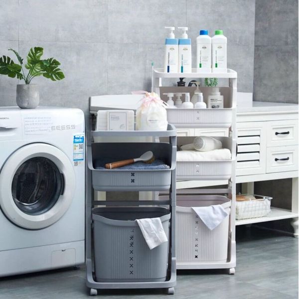 Kệ Nhựa 3 Tầng Kapi Sasa - Đa Năng, Đựng Đồ Dùng Đồ Chơi Cho Bé, Có Bánh Xe Di Chuyển