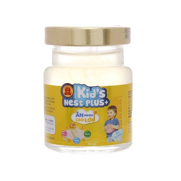 Nước Yến Kid's Nest Plus - Bé Biếng Ăn, Phát Triển Chiều Cao - Lốc 6 Hộp