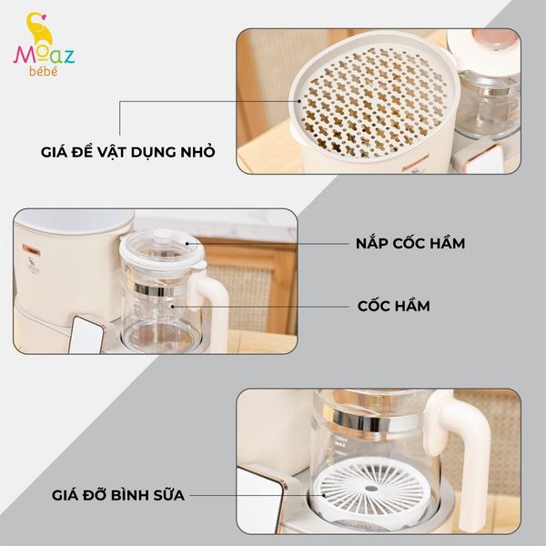 Máy Tiệt Trùng Sấy Khô, Đun Nước Đa Năng MOAZ BEBE MB 046