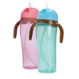 Bình Tập Uống Pigeon 330ML, 150ML Có Tay Cầm, Bình Uống Nước Cho Bé 9M