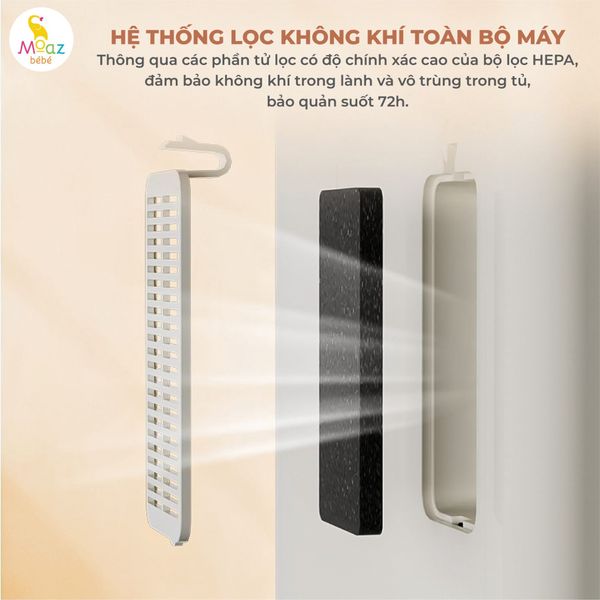 Máy tiệt trùng bình sữa Moaz BéBé MB – 073