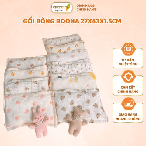 Gối Xô Sơ Sinh Boona 27x43x1.5cm