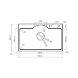  Chậu rửa chén Maadela MDS-7848DB1 