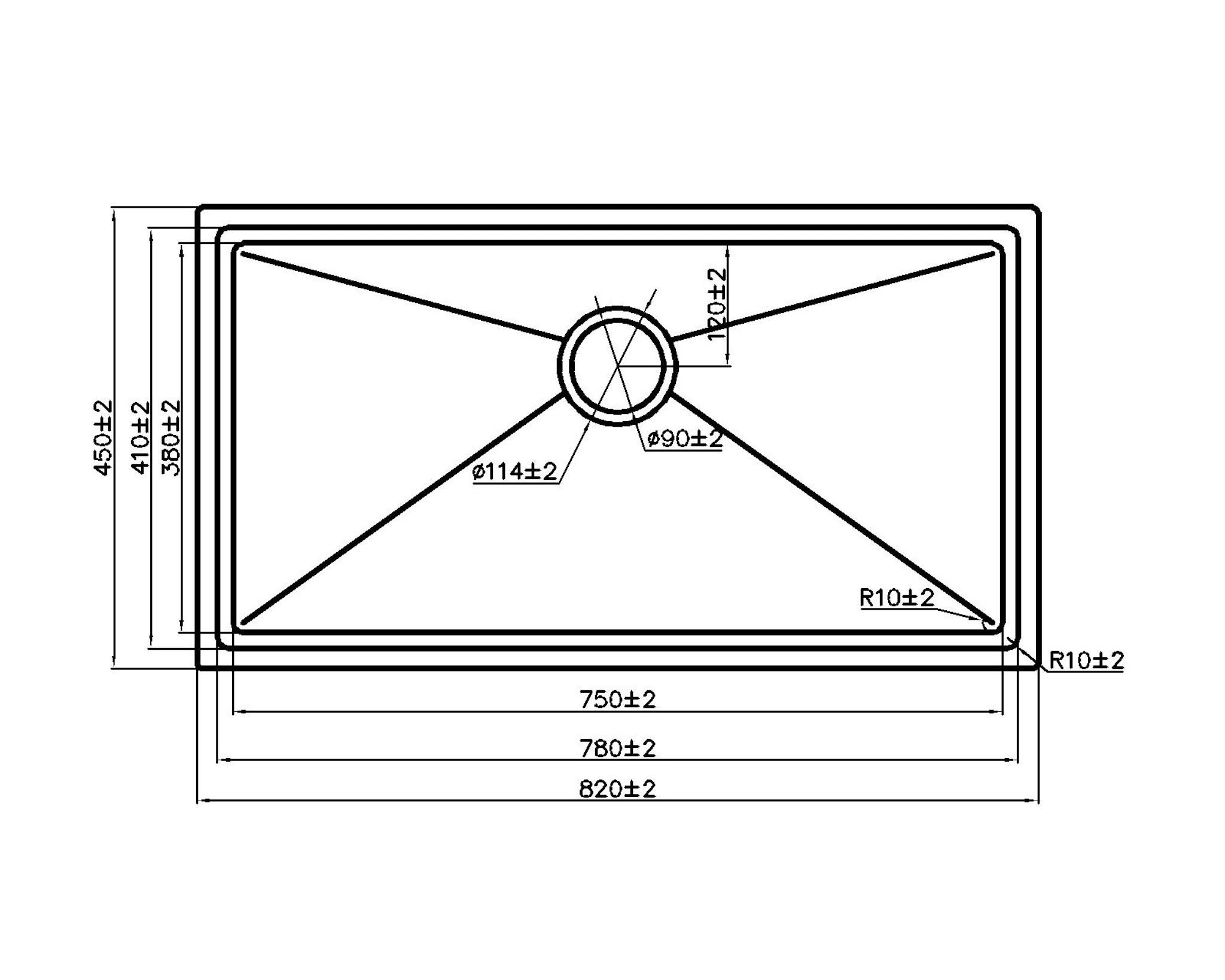  Chậu rửa chén Maadela MDS-8245FSU 