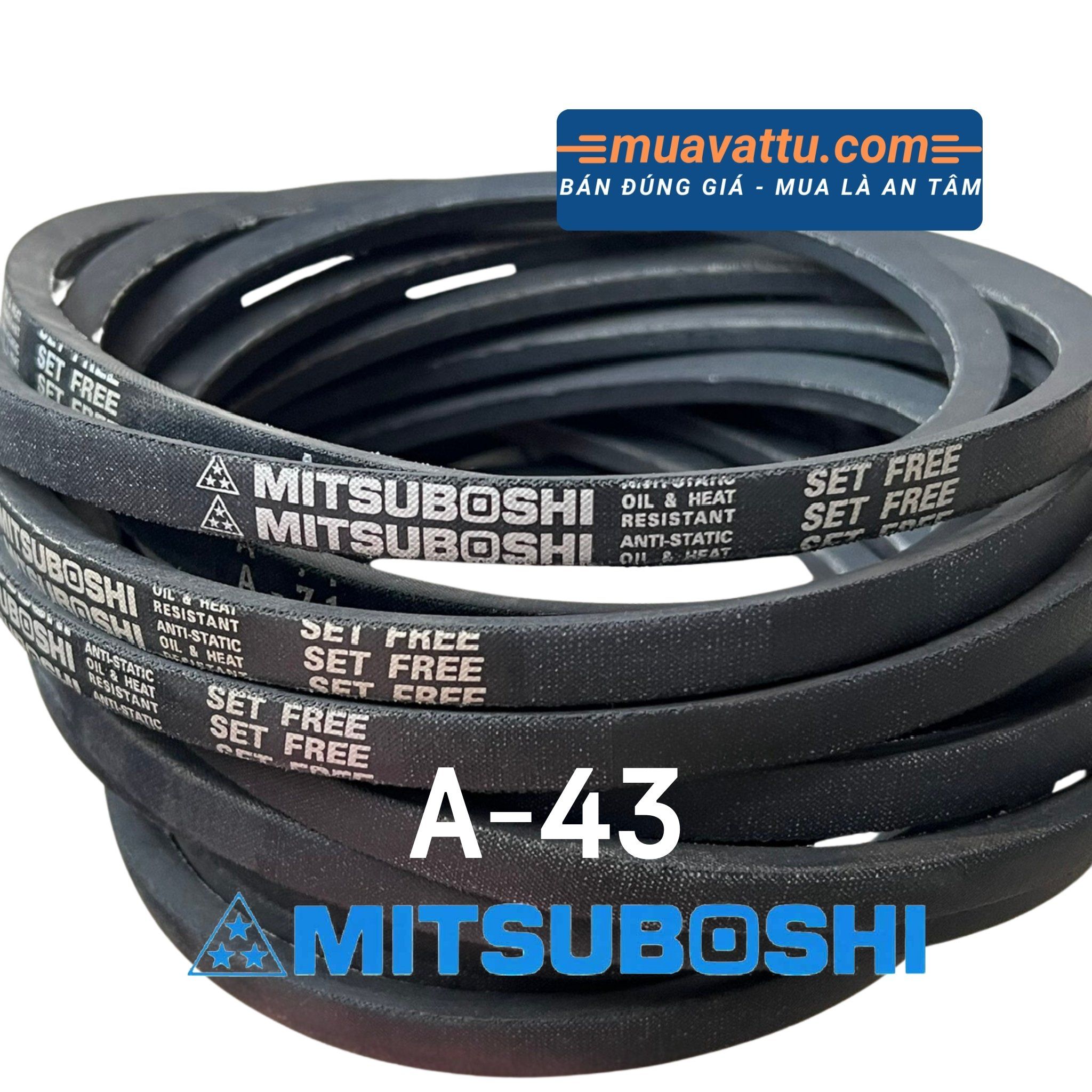  Dây curoa Mitsuboshi A43 