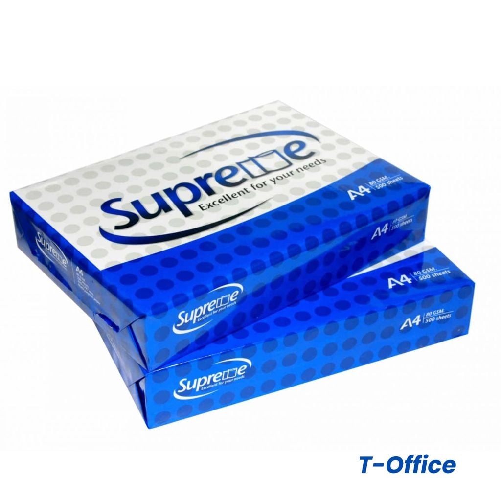 Giấy A4 Supreme định lượng 80gsm