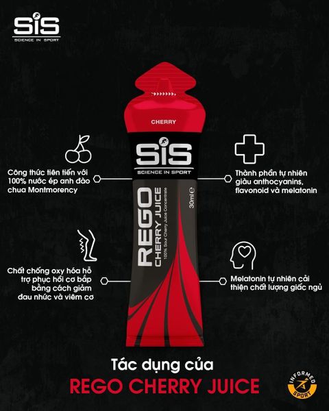  SiS Rego | Gói Năng Lượng Phục Hồi SiS Rego Cherry Juice 