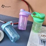  Bình Lắc Thể Thao Shaker Nắp Vặn Chống Tràn Có Con Lắc Lò Xo Tiện Lợi 500ml(5 màu) 