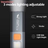  Đèn pin LED Shark XPE siêu sáng có móc, Đèn pin Phượt, Đạp, Leo Núi... 