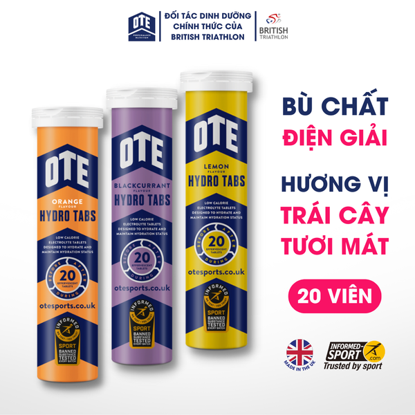  Viên sủi điện giải OTE Hydro Tabs ( 20 viên) 