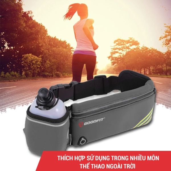  Bình nước nhựa cứng thể thao, bình nước chạy bộ 250ml GoodFit 