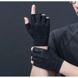  Găng tay thể thao Rockbros hở ngón thoáng khí thoải mái khi thể thao chạy bộ, đạp xe, leo núi... 