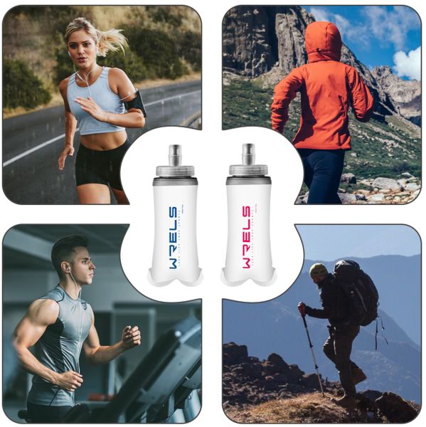  Bình nước mềm chất liệu TPU cao cấp dành cho chạy bộ, đạp xe, thể thao ngoài trời. 