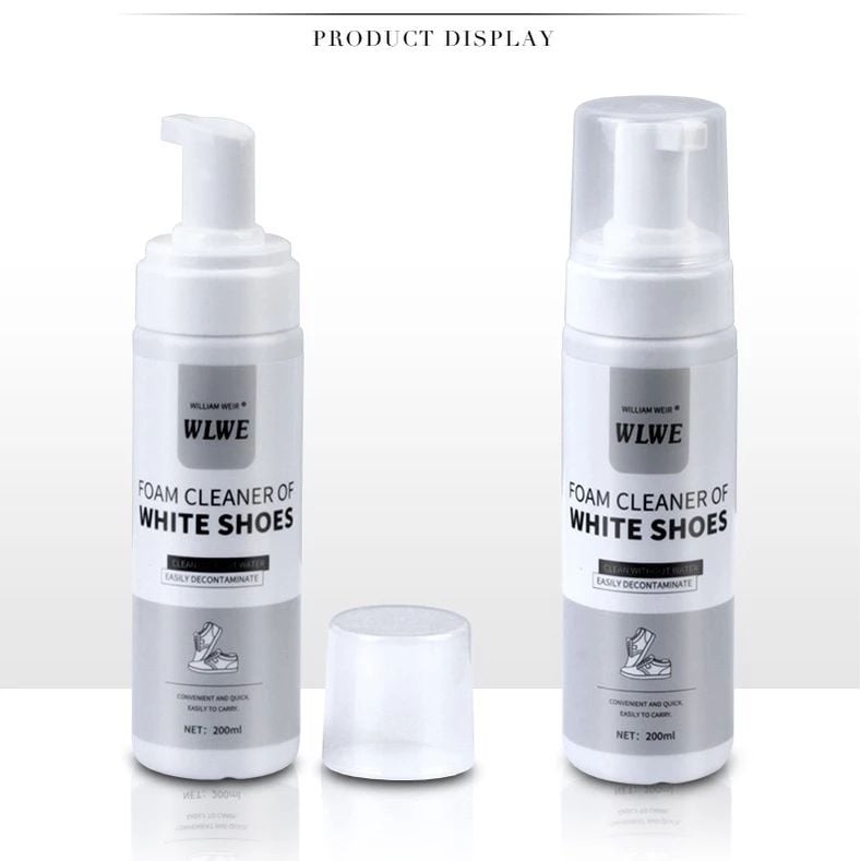  Chai xịt tạo bọt vệ sinh giày cao cấp White Shoes, xịt tạo bọt tẩy trắng khử khuẩn giày. 