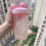  Bình Lắc Thể Thao Shaker Nắp Vặn Chống Tràn Có Con Lắc Lò Xo Tiện Lợi 500ml(5 màu) 