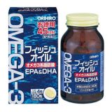  Dầu cá Omega 3 Orihiro Nhật Bản Hỗ Trợ Tim Mạch 180 viên 